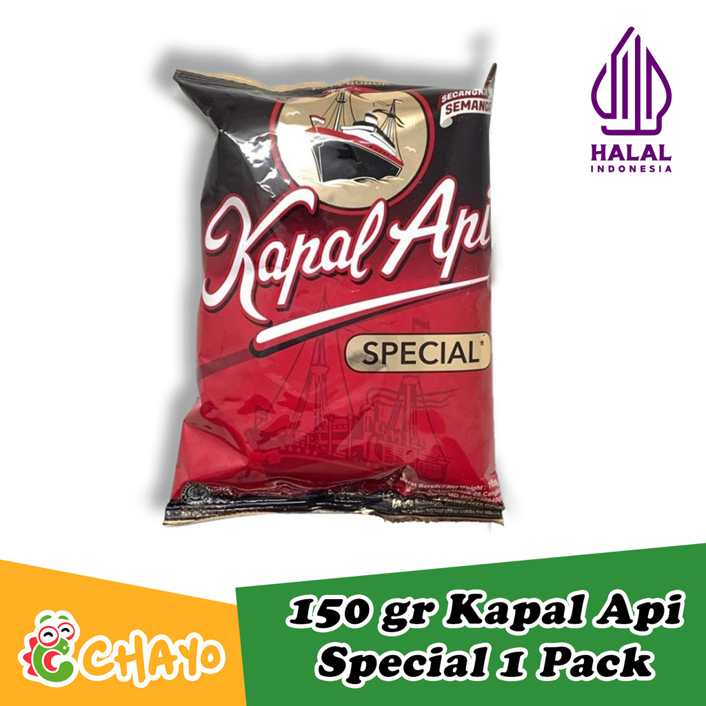 

Kapal Api Kopi Bubuk Special Pack 150 gr Kopi Bubuk Biji Kopi Pilihan Kapal Api Group