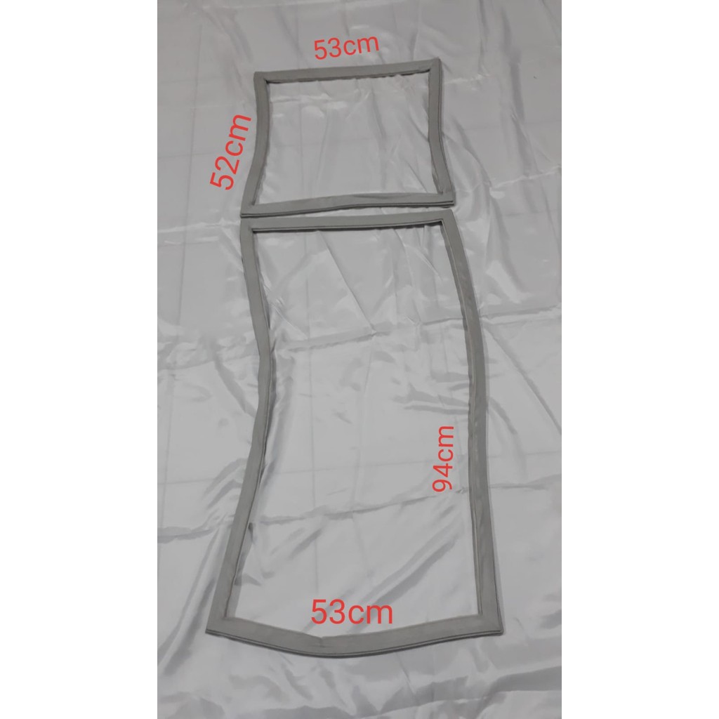Karet Kulkas Daewoo 2 Pintu FGT30ENH 52x52cm 94x53cmm Gasket R DR AS
