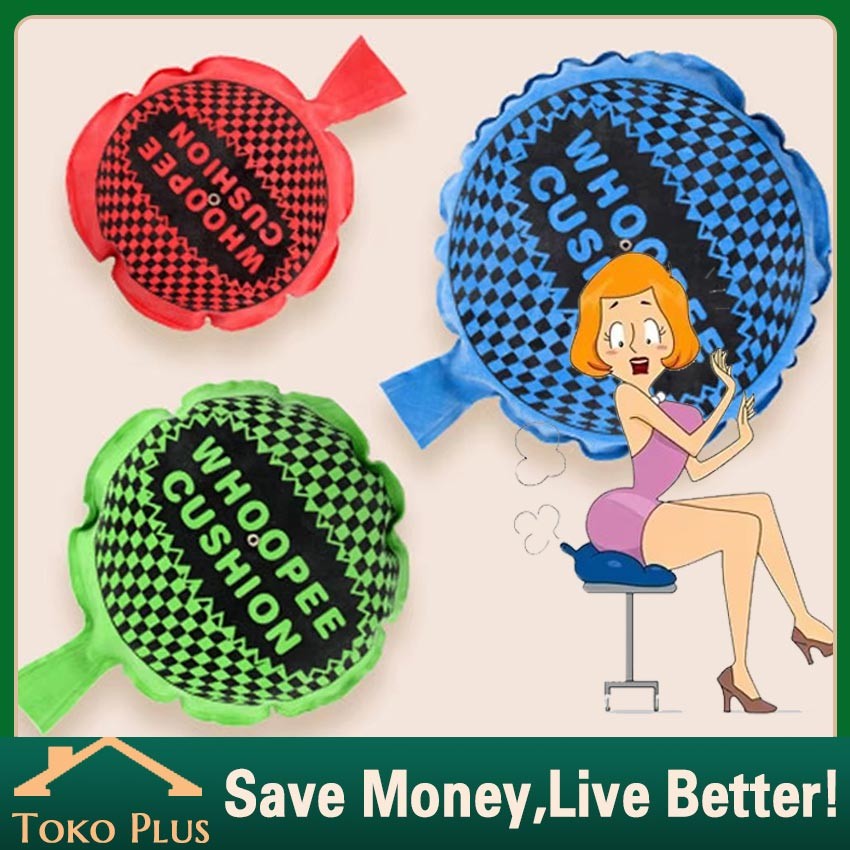 Mainan Prank Lelucon Suara Kentut Le Tooter Alat Pembuat Suara Kentut Realistist Cushion Bantal Pran