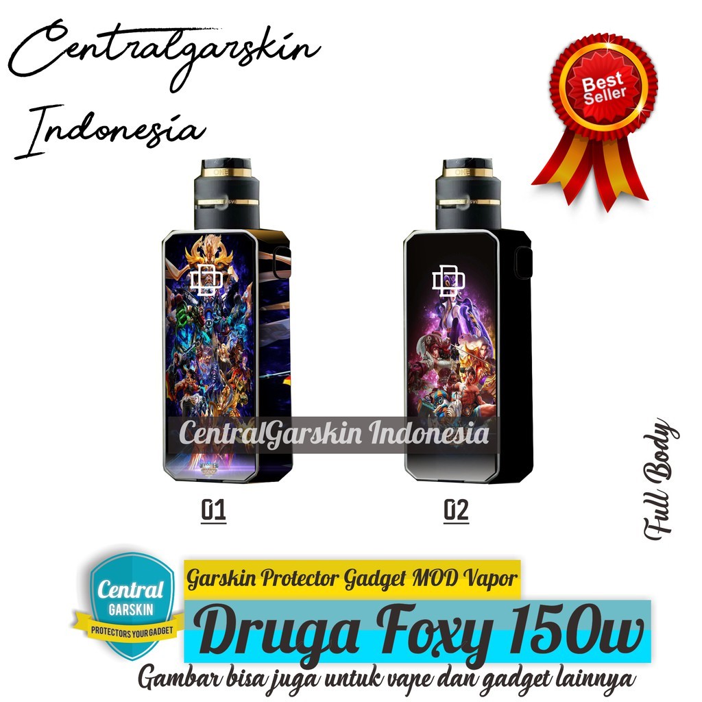 PROMO (Centralgarskin) Garskin Druga Foxy 150w Mobilee legeends Druga foxy Murah