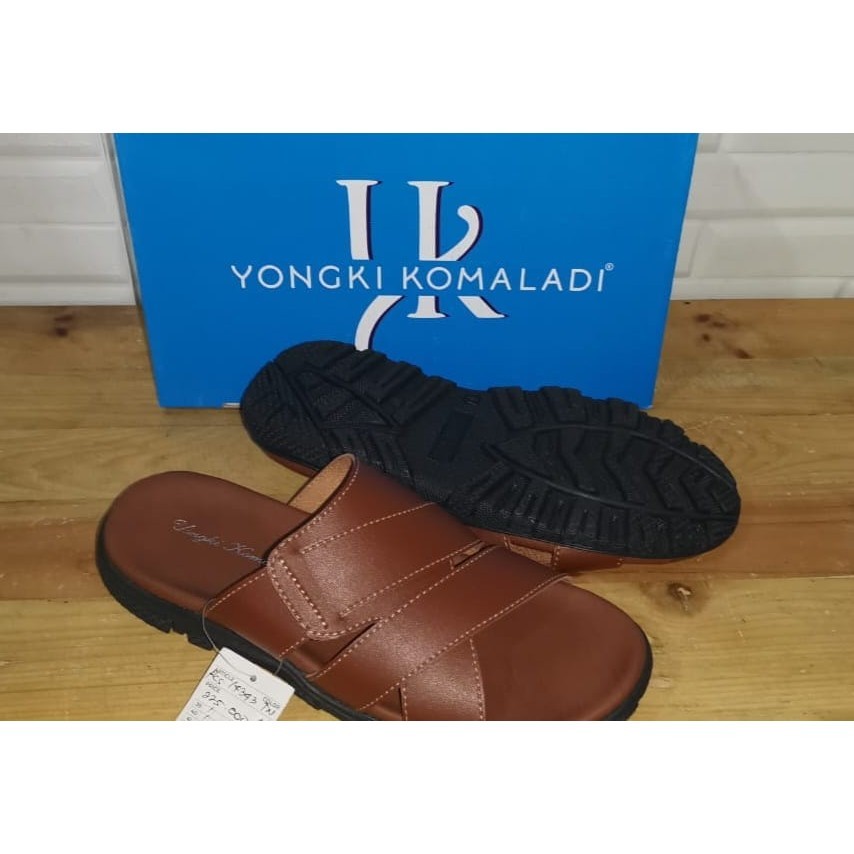 YONGKI KOMALADI RCS-14343-123 Sandal Kasual Kulit Pria Remaja Laki-Laki Dewasa Original 100%