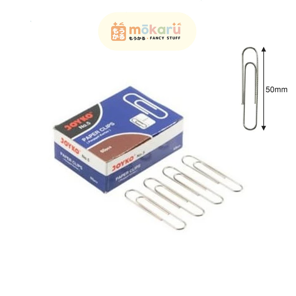 

Joyko Trigonal Clip/Paper Clip/Penjepit klip kertas Jumbo No. 5 Murah