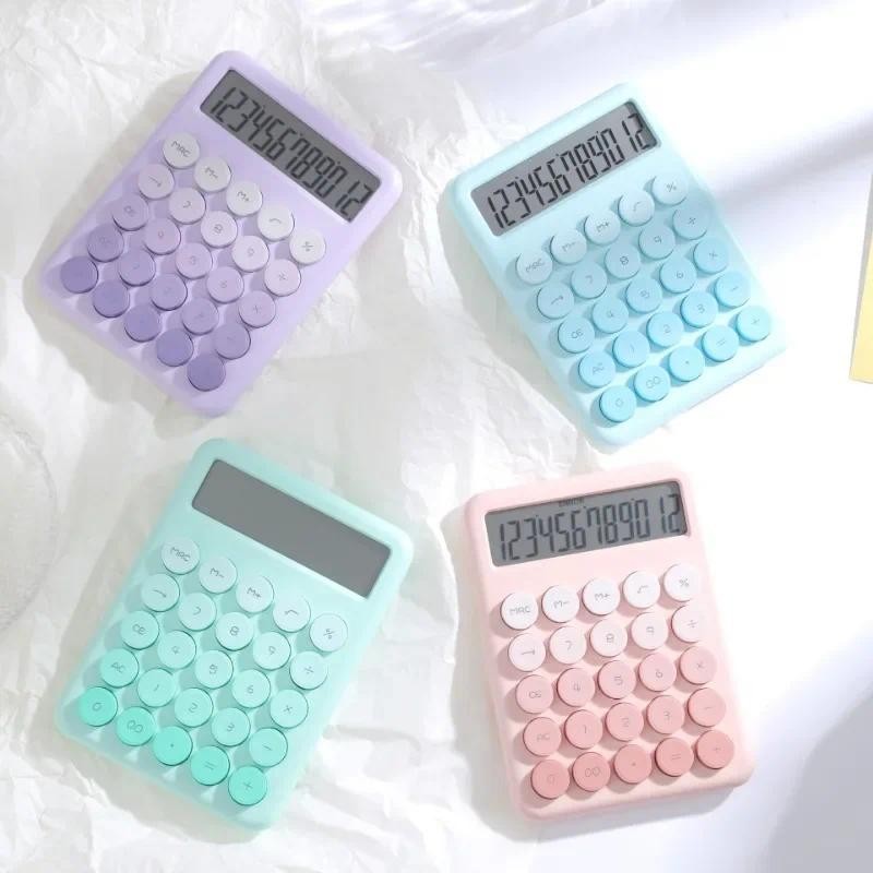 

Circular Machine Calculators Large Display Mechanical Dot Keyboard Back To School Supplies Students/Finance Stationery