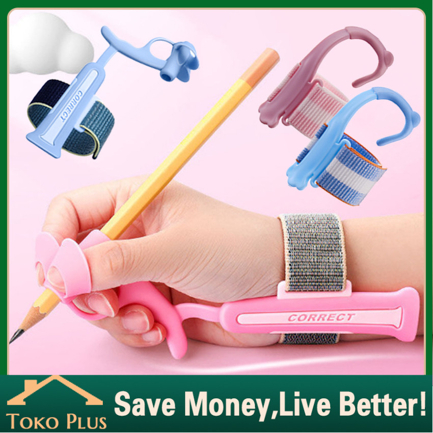 

Alat Pintar Menulis Anak Pencil Grip 5 Jari Soft Silicone Writing Posture Alat Bantu Tulis Anak / Writing Grip Pencil Holder