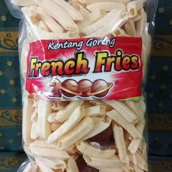 

Snack french fries 150gr snack original kiloan kentang sambel