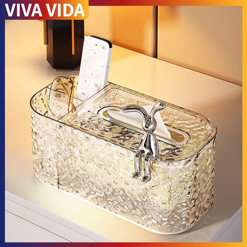 Kotak Tisu Kristal Kotak Penyimpanan Serbet Meja Kotak Penyimpanan Serbet Emas Pemegang Berlian