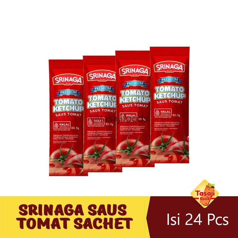 

Srinaga Tomato Ketchup Isi 24 sachet @9gr Saus Tomat