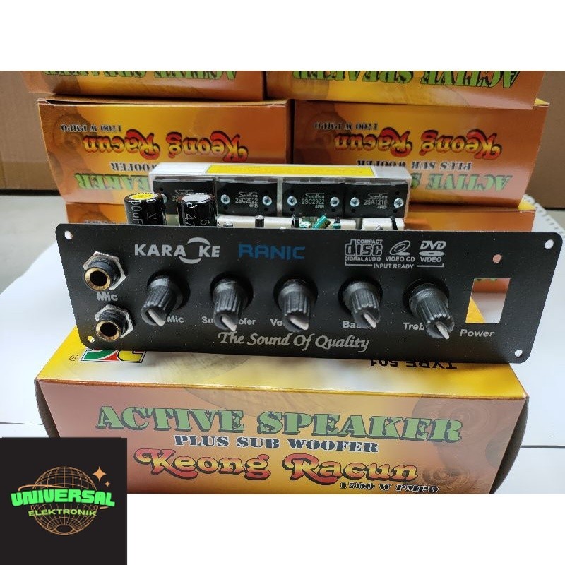 Kit aktif speaker stereo plus subwoofer  Termurah Bisa COD