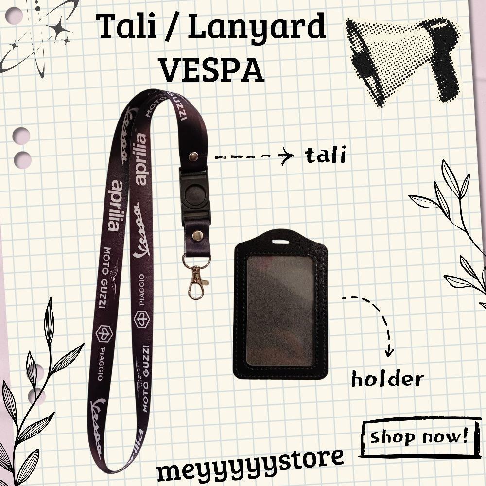 

READYYY Tali ID CARD VESPA / Lanyard VESPA [STOCK MELIMPAH] Termurahhh Harga Grosir!