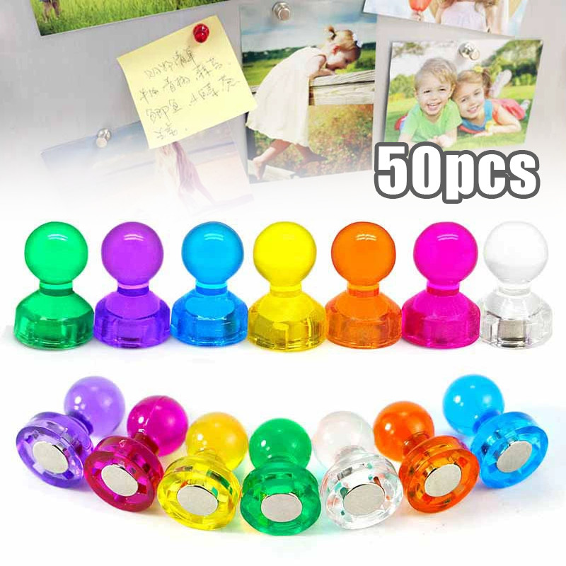 

(50pcs/Tas) Magnet Neodynium Memo Kulkas Magnetic Papan Tulis Whiteboard Strong