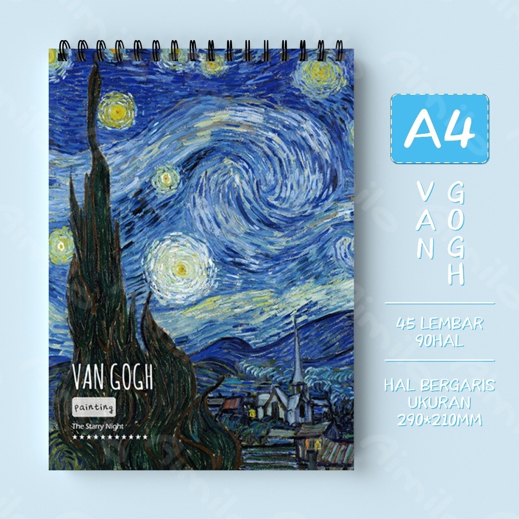 

Sketchbook A4 Buku Gambar Vertikal Jilid / Buku Sketsa 45 Lembar BB59
