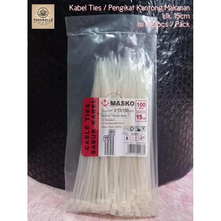 

Kabel Ties 15 cm | Kabel Pengikat Uk 2.5 x 150mm