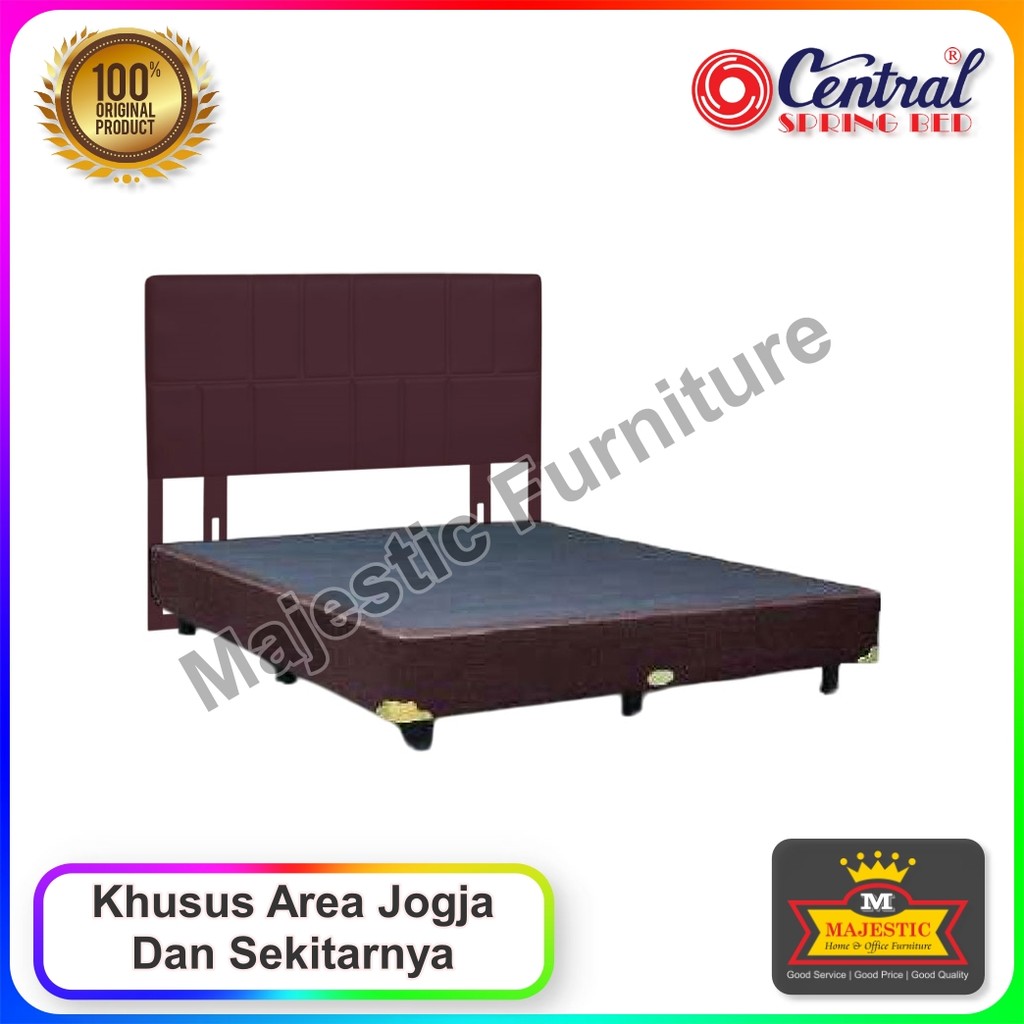 Divan Sandaran Central Aston 20 Aspen - 90/100/120/160/180/200 - Jogja (Canvas, Tinggi Sandaran 140