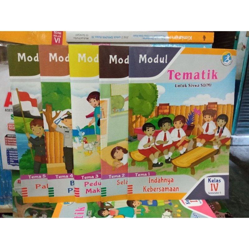 LKS LEMBAR KERJA SISWA TEMATIK TEMA 1,2,3,4,5 KELAS 4 SD