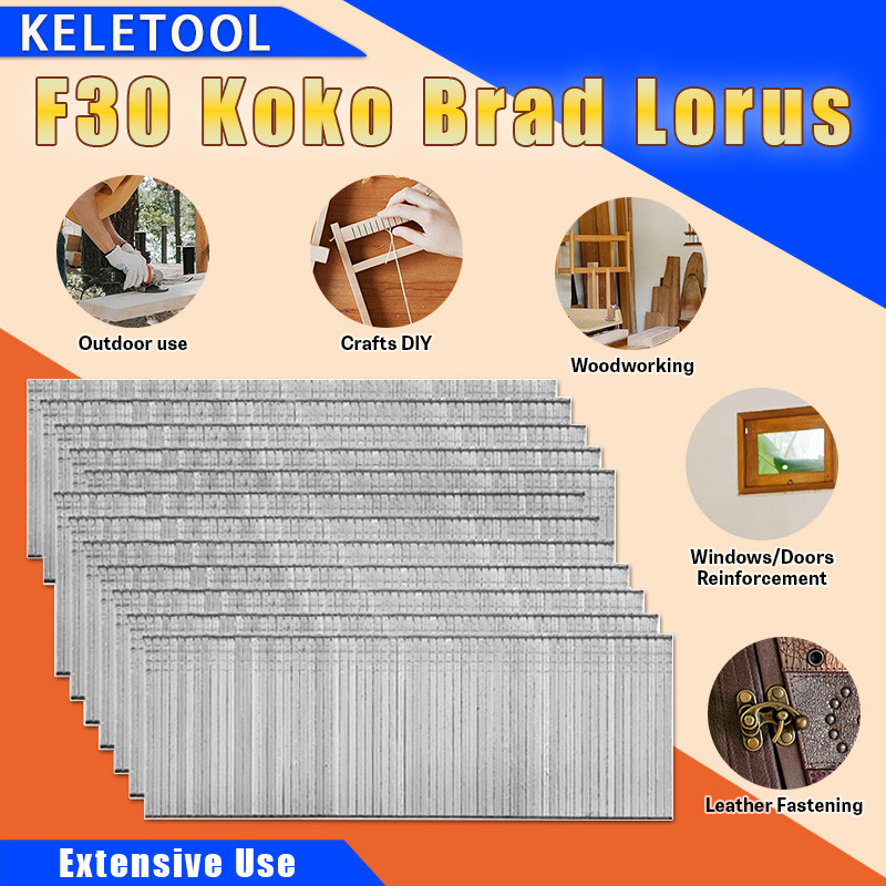 

4000 Pcs Refil Isi F30 Paku Tembak T Staples Nailer Air pistol paku brad listrik nirkabel