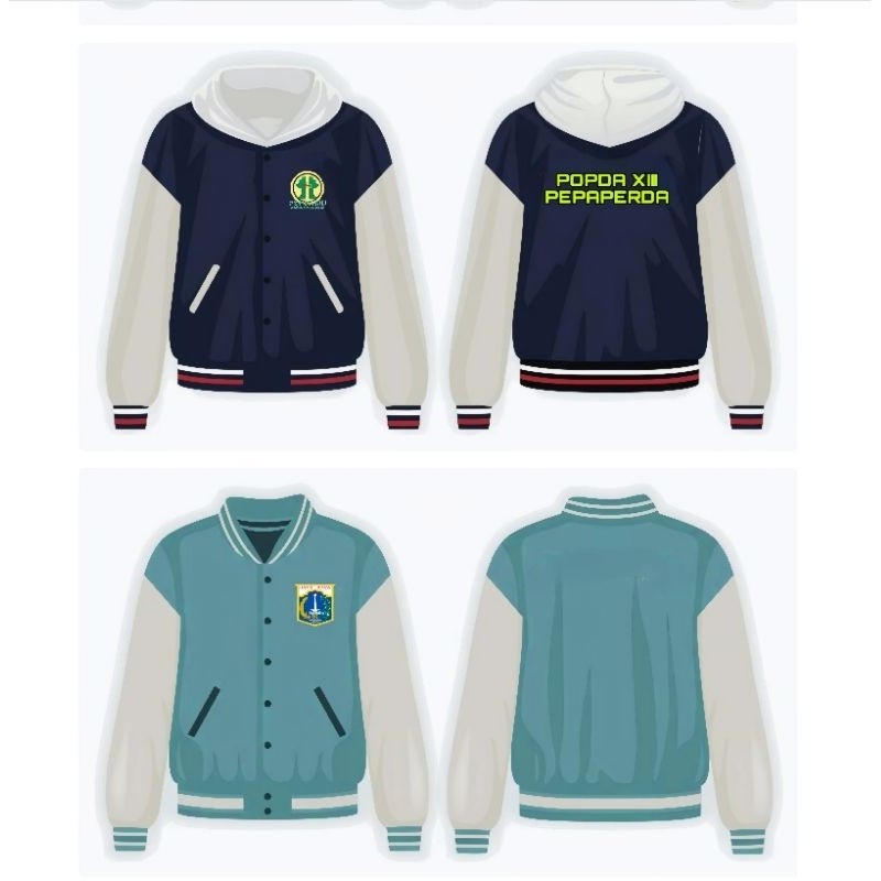 Jaket varsity jaket popda custom