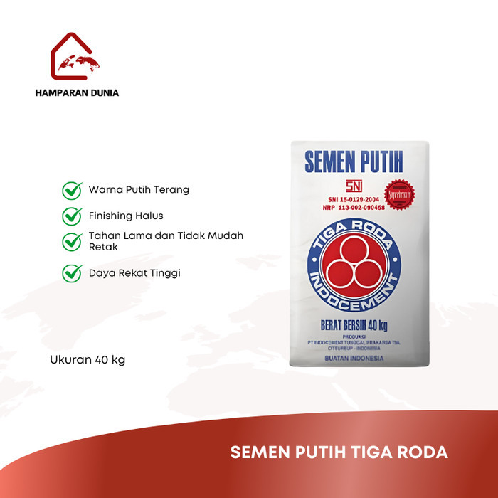 SEMEN PUTIH TIGA RODA 40KG