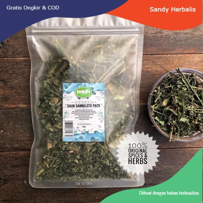 

SM25 - Daun Sambiloto Kering Best Quality