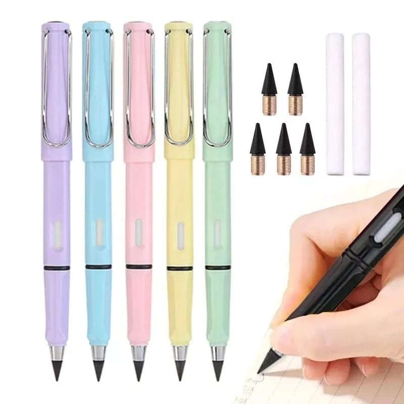 

Pensil Unlimited + Karet Penghapus Pensil Eternal Pensil Ajaib Pensil Tanpa Batas