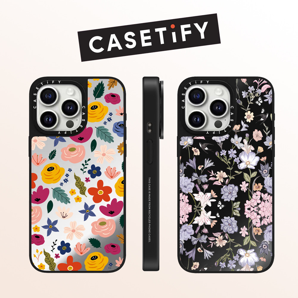 CASETIFY Phone Case Printing Flower High-quality Drop Proof Casing Hp for IPhone 16promax 16pro Plus