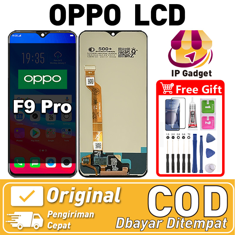 Original Lcd OPPO F9 PRO FULLSET GIFTS asli Layar hp touchscreen Sentuh Versi Tinggi COD