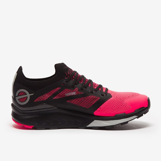 Sepatu Hiking Pria The North Face Flight Vectiv Brilliant Coral TNF Black (NF0A4T3L50T)