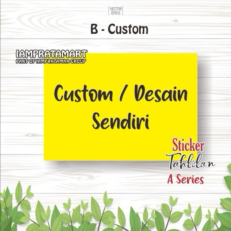 

PROMO AMBYAR STIKER CUSTOM UKURAN TERBAIK