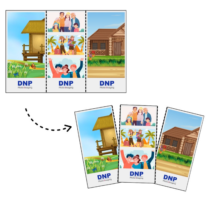 

DNP Media DS-RX1HS (4x6) PERFORATED - PER ROLL - PERFORATED 1