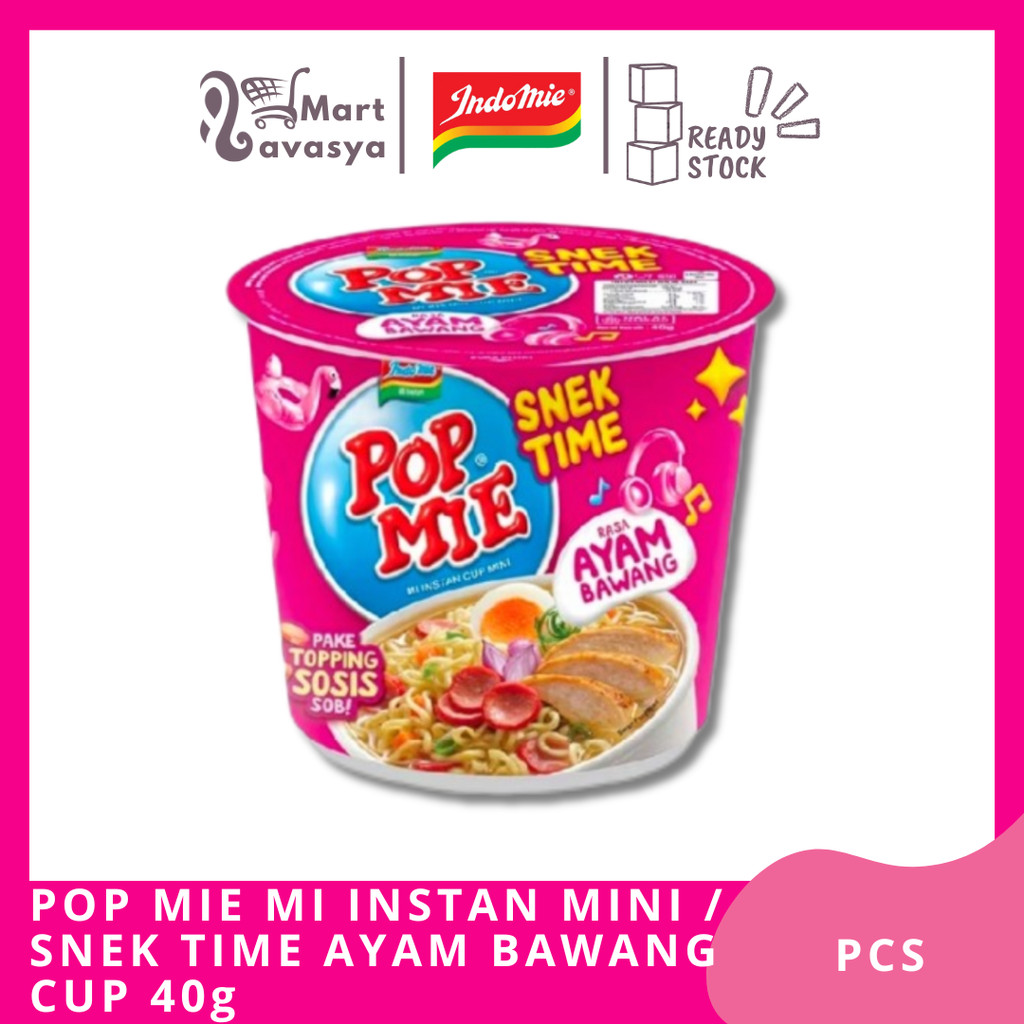 

POP MIE INSTAN CUP MINI AYAM BAWANG 40g - 1 PCS - KOTA BANDUNG - LAVASYA MART