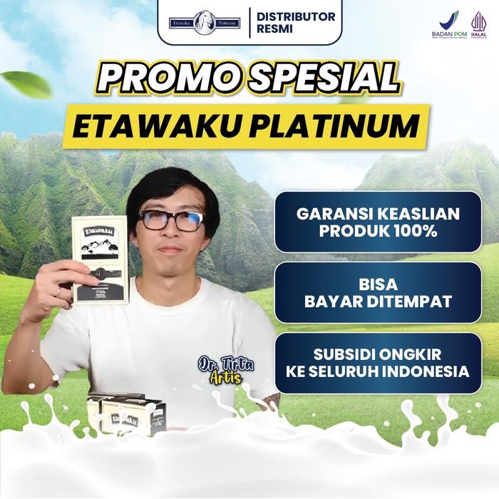 

MM ETAWAKU PLATINUM - 3 Box Susu Bubuk Kambing Etawa Original Sudah BPOM dan Halal MUI, Distributor Resmi dan Bisa COD