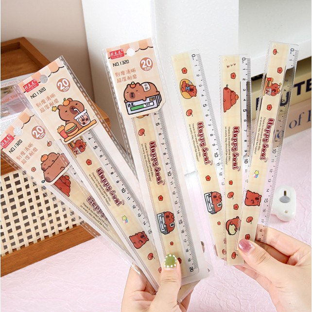 

Penggaris Cute Head Sanrio Ruler kuromi capybara