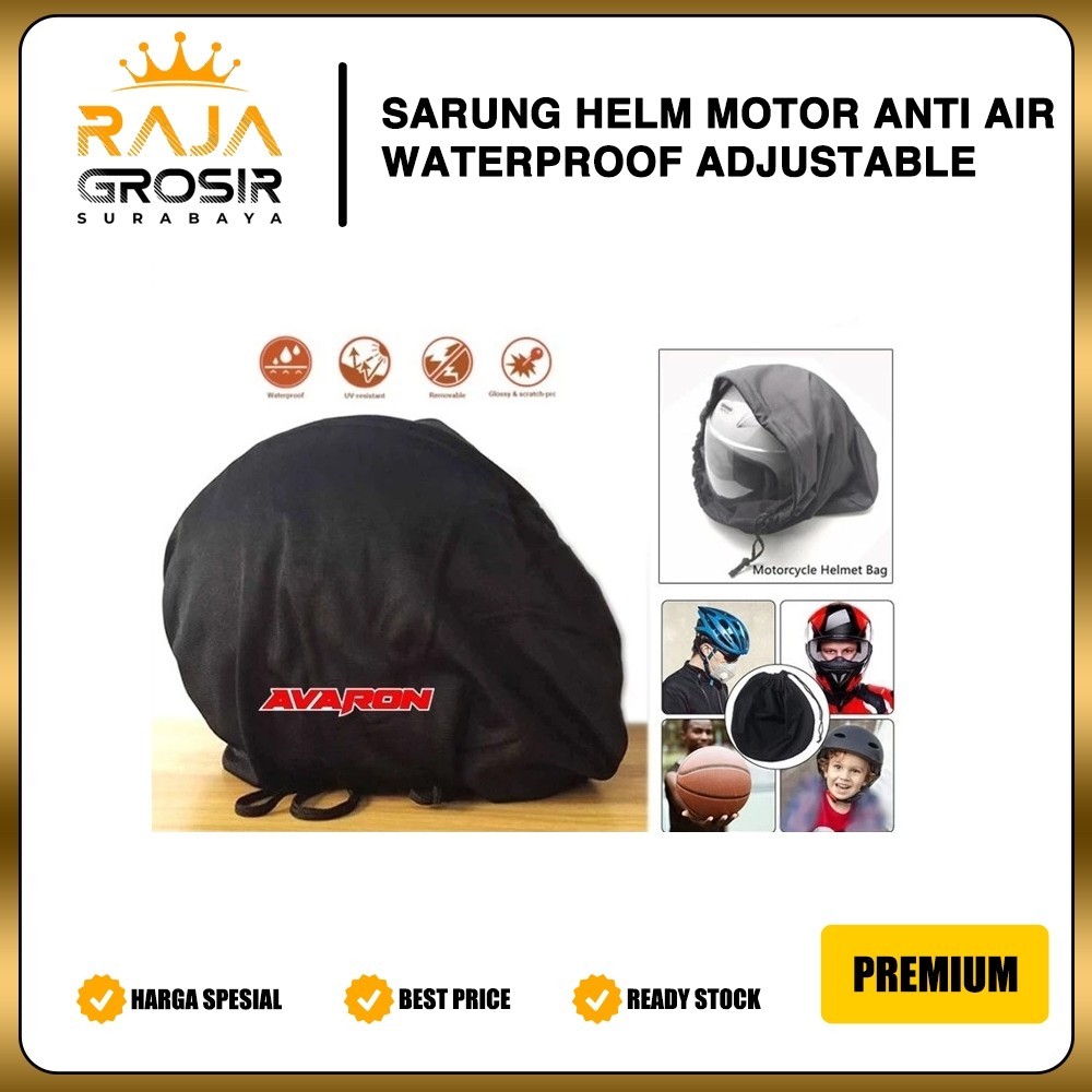XOJINSHOP Sarung Cover Helm Tas Jas Hujan Anti Air, Debu, Panas Waterproof RAJA GROSIR SURABAYA