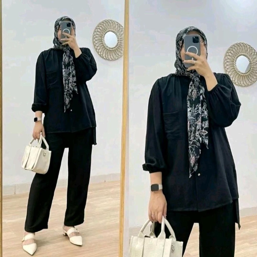 Setelan Atasan Celana Panjang Zahra One Set Wanita Dewasa Remaja | Setelan Wanita Zahra One Set Atas