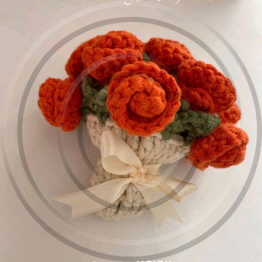

D'CRAFTS - Amigurumi Mini Bouquet Flower yang Unik dan Estetik - Hadiah, Kado - BBB