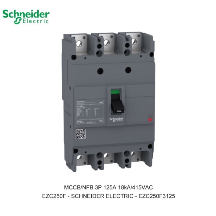 SCHNEIDER MCCB/NFB 3P 125A 18KA/415VAC