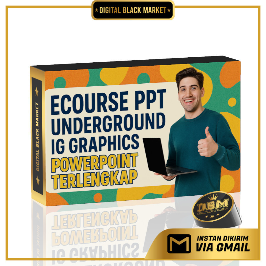 ID98002 - Ecourse Ppt Underground -Ig Graphics Envanto Powerpoint Terlengkap