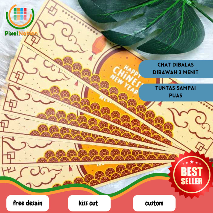 

PiNat Print Cetak Paper Belt Imlek Chinese New Year Paperbelt Gong Xi Fa Cai Free Desain A3+