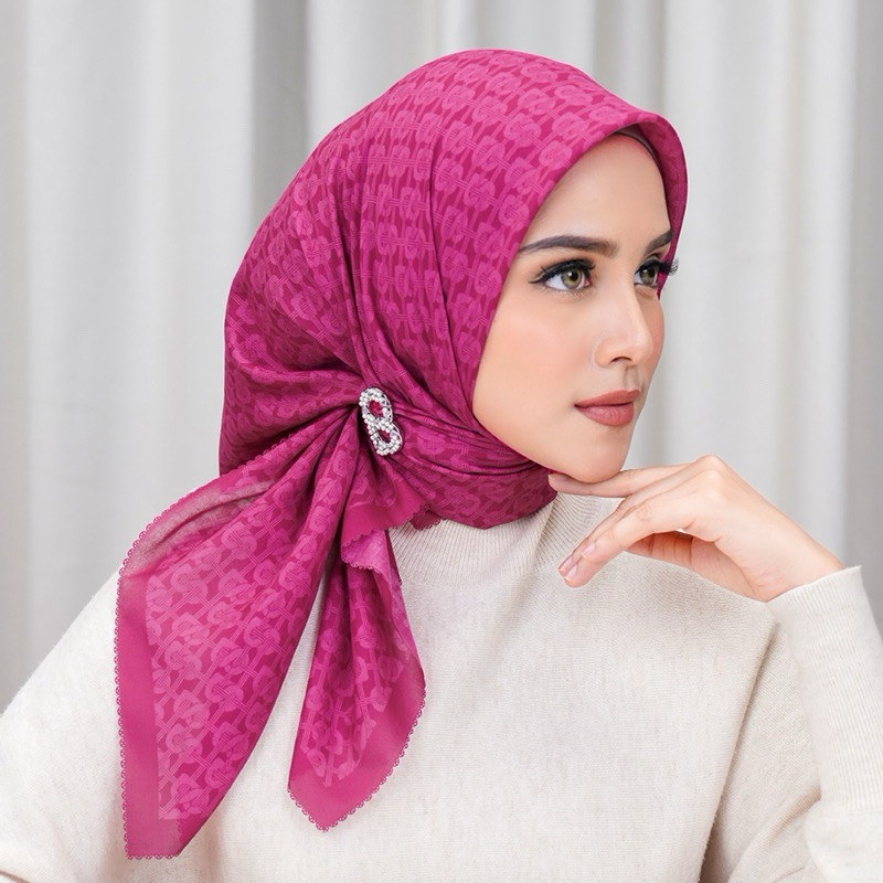 Jilbab Buttonscarvers Wicker Tapis Buttonscarves Mirror Titik3