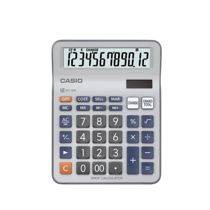 

Kalkulator Casio DC 12M Original Bisa Cod
