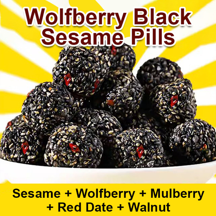 

❤️COD Pil Wijen Hitam Goji Berry / Pil Wijen Hitam Kurma Merah Kenari Mulberry Goji / Pil Kurma Merah Wijen Hitam / Pil Kacang Hitam Goji Kedelai / Pil Pemulih Tubuh Setelah Lembur / Pil Peningkat Tidur Pil Rambut Panjang Wijen Hitam Mulberry