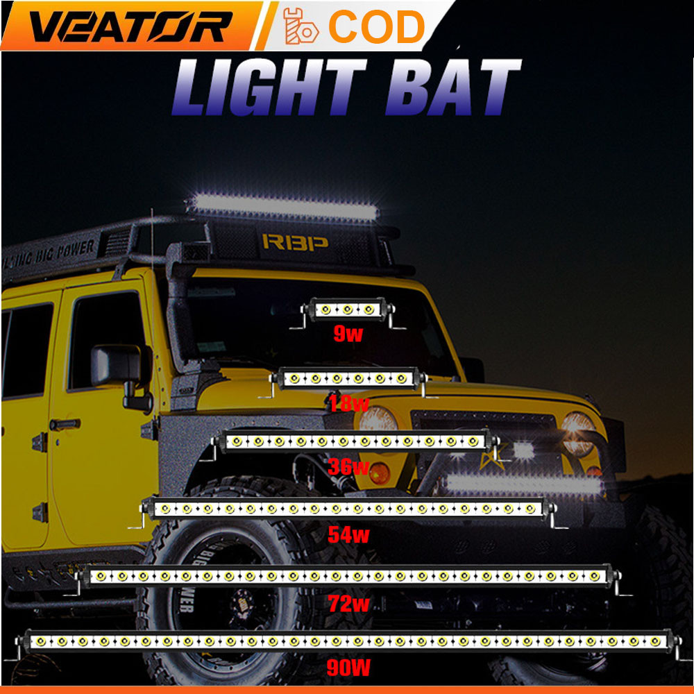 Lampu Sorot Lampu Langit-langit Atap Mobil Lampu LED Bar Sepeda Motor Lampu Kerja Lampu Sorot Untuk