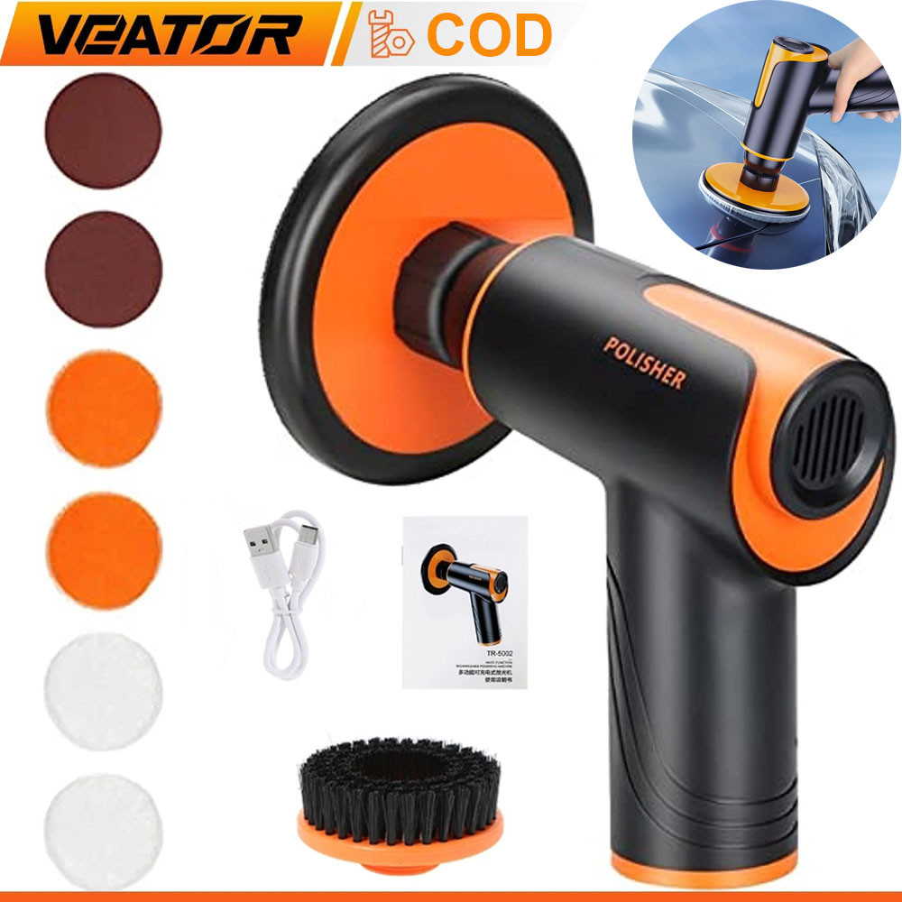 Mesin Pemoles Nirkabel Tanpa Kabel Mini Polisher Mobil dengan Mesin Poles Lilin Otomatis Sikat Alat 