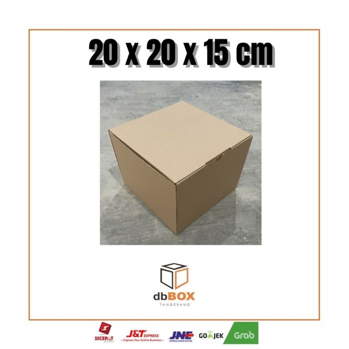 

Kardus 20x20x15 cm | Box Die Cut dan Easy Usage | Box Pizza | Kardus Murah