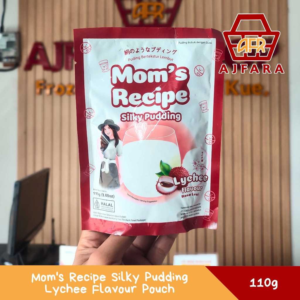 

Mom's Recipe Silky Pudding Korean Strawberry Flavor, Bubble Gum Gummy Flavour, Lychee Flavour, Taro Flavour, atau Coklat Pouch 110 gram