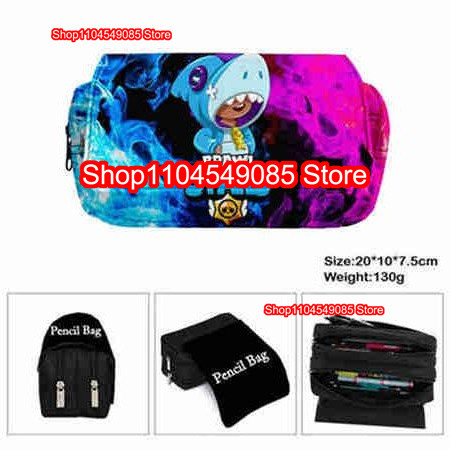 

Stitch Anime Large Capacity Pen Bag Fully Printed Flap Star-Player Cartoon Pencil Case School Stationery Box for Students