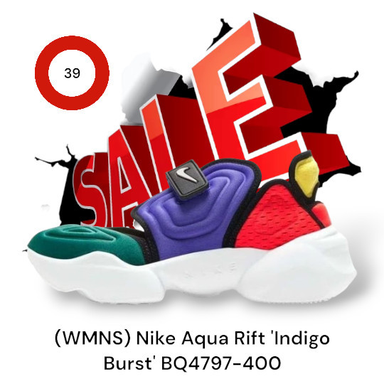 (WMNS) Nike Aqua Rift 'Indigo Burst' BQ4797-400 - indigo Burst, 40 free 1 pcs