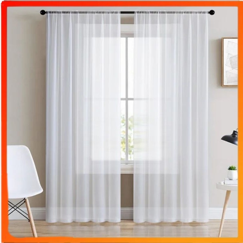 DISKON SPECIAL Pitras Puring Pelapis Gorden Putih Rumbai Model Serut serat padat