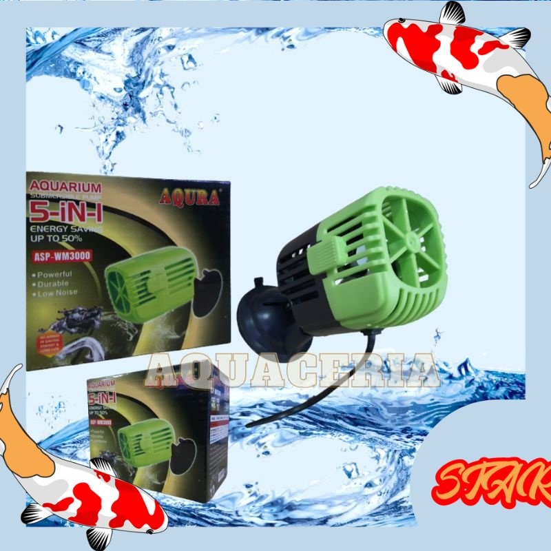 AQURA ASP WM 3000 WAVE MAKER POMPA AQUARIUM