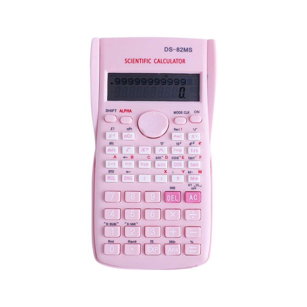 

New Multifunctional Engineering Scientific Function Calculator Personalized Candy Color School Students Stationary with Battery