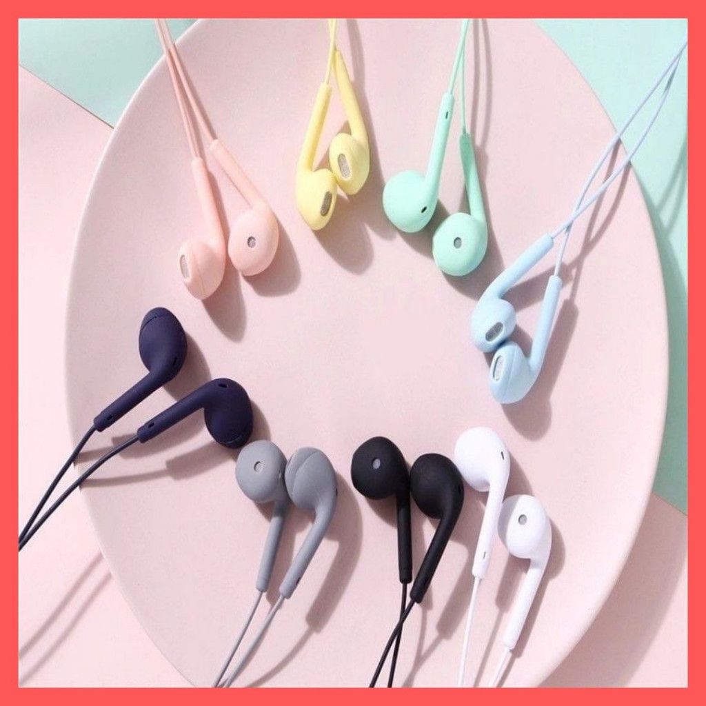 HEADSET / HANDSFREE MACARON U19 PACK PLASTIK TERMURAH